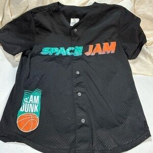 Space Jam A New Legacy slam dunk tunes squad short sleeve jersey shirt size s